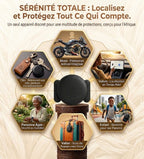 Traceur GPS Anti-perte pour Motos, Voitures, Sacs, Enfants